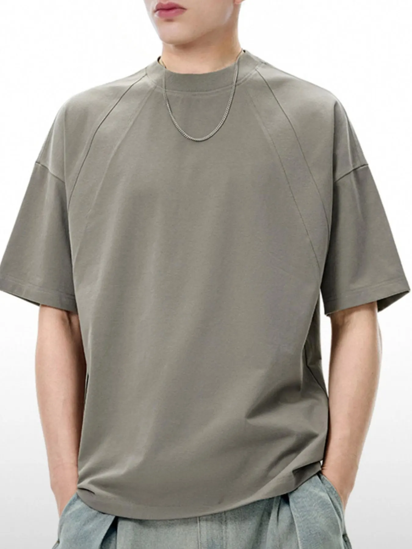 Men's Solid Color Short Sleeve T-Shirt